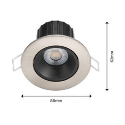 Philips Led Abrosa Nickel Recessed Spotlight Warm White Ip44 - thumbnail 3