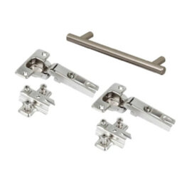 300mm Wall Kitchen Cabinet - 720mm High - Quick-Fix Hinges - White Matt - Flat Pack - thumbnail 4
