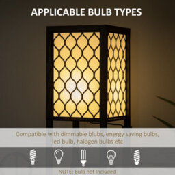 Homcom 2-Light Modern Floor Lamp With Shelves For Living Room, Bedroom, Black - thumbnail 7