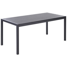 Beliani Garden Dining Set 6 Seater Vernio Black - thumbnail 7