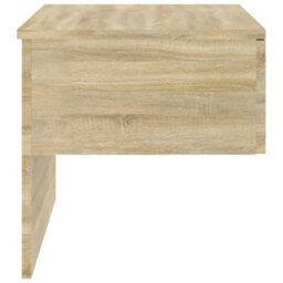 Berkfield Compact Wall-Mounted Bedside Cabinets 2 Pcs Sonoma Oak - thumbnail 7