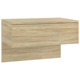 Berkfield Compact Wall-Mounted Bedside Cabinets 2 Pcs Sonoma Oak - thumbnail 5