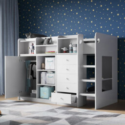 Flair Wizard Junior Highsleeper Storage Station - White - thumbnail 5