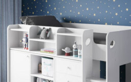 Flair Wizard Junior Highsleeper Storage Station - White - thumbnail 4