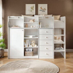 Flair Wizard Junior Highsleeper Storage Station - White - thumbnail 2