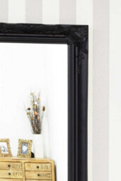 Mirroroutlet Hamilton Black Shabby Chic Design Full Length Mirror 167 X 45Cm - thumbnail 2