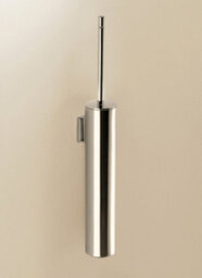 Cosmic Toilet Brush & Holder, Chrome, Micra Collection - thumbnail 1