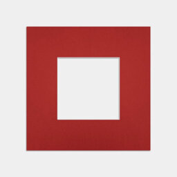 Ak Frames 10X10 Crimson Picture Mounts To Fit 5X5 Aperture Size - Mount Board Only (No Frame Included) - thumbnail 1