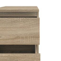 Wyld Haus Copenhagen Natural Oak-Effect 2-Drawer Bedside Table - thumbnail 5