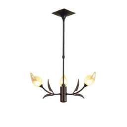Luminosa Lighting Luminosa Holland Telescopic Pendant 3 Light G9, Brown/black Oxide - thumbnail 1