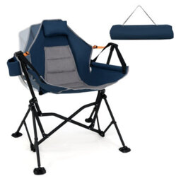 Gainoom Oversized Hammock Camping Chair Foldable Swing Chair Rocking Chair For Adults W/ Cup Holder - thumbnail 1