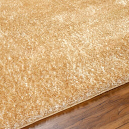 Livabliss Round Cloudy Shaggy-Solid Color Yellow Plush Soft Pile Living Bedroom Rug 160 X 160 Cm Easy Care, Non Shedding - thumbnail 3