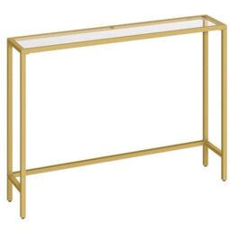 Console Table Tempered Glass Sofa Table Hallway Table Modern Display Table - thumbnail 5