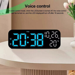 Wall-Mounted Digital Led Clocks Temperature Display Table Clock For Bedroom - thumbnail 6