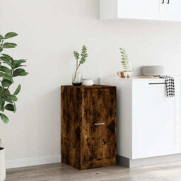 Walplus Apothecary Cabinet Smoked Oak 40X41X77.5 Cm Engineered Wood - thumbnail 4