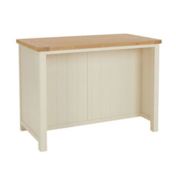 The Furniture Market Marbury Cream Painted Kitchen Island Counter With Breakfast Bar Table Top (2 Seater) - thumbnail 6