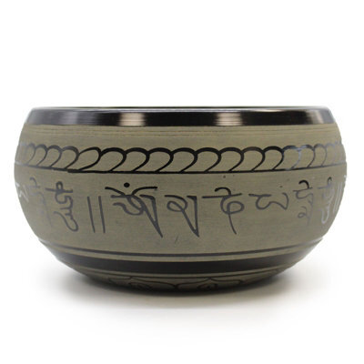 Extra Loud Singing Bowl Five Buddha Gold - image 1