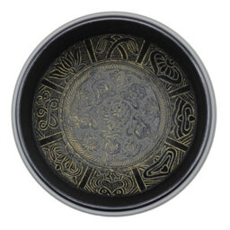 Extra Loud Singing Bowl Five Buddha Gold - thumbnail 4