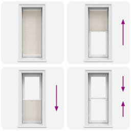 Walplus Ideal Cream Plisse Blind 40X100Cm - thumbnail 6