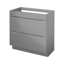 GoodHome Imandra Gloss Anthracite Freestanding Vanity Unit & Basin Set (W)804mm (H)944mm - thumbnail 3