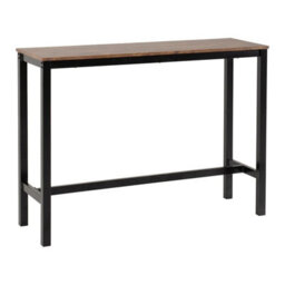 Seconique Athens Breakfast Bar Set - Acacia Effect/black - thumbnail 5