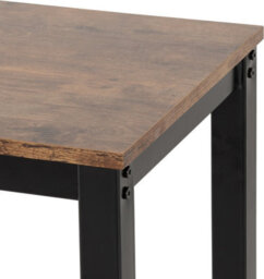 Seconique Athens Breakfast Bar Set - Acacia Effect/black - thumbnail 7