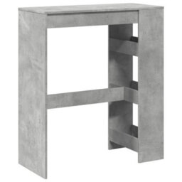 Berkfield Bar Table With Racks Concrete Grey 90X40X103.5 Cm Engineered Wood - thumbnail 6