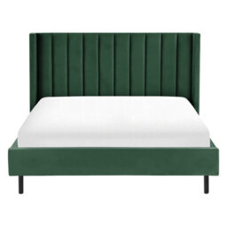 Beliani Bed Velvet Villette 160 X 200 Cm (Eu King Size) Dark Green - thumbnail 4