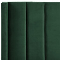 Beliani Bed Velvet Villette 160 X 200 Cm (Eu King Size) Dark Green - thumbnail 7