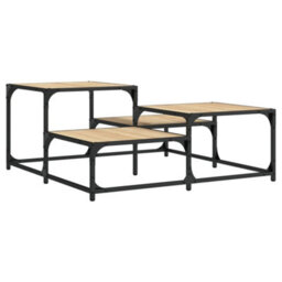 Berkfield Coffee Table Sonoma Oak 87.5X87.5X40 Cm Engineered Wood - thumbnail 6
