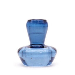 Serenityy Mushroom Flip Dinner Candle And Tealight Holder - Royal Blue, Glass, Brushed Gloss Finish - thumbnail 3