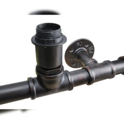 Long Life Lamps Company Vintage Industrial Steampunk Rustic Waterpipe Wall Light M0038 - thumbnail 6
