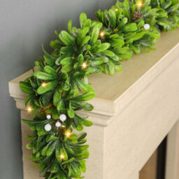 Dibor Wild Privet Led Xmas Decoration Table Garland Decorative Christmas Garland 180Cm - thumbnail 4