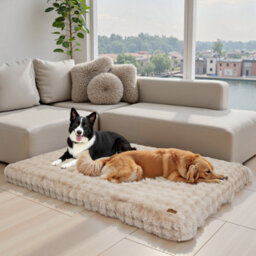 Bingopaw 200Cm Human Dog Bed Plush Dog Crate Bed Fluffy Cozy Kennel Pad For Sleeping & Ease Anxiety - thumbnail 8