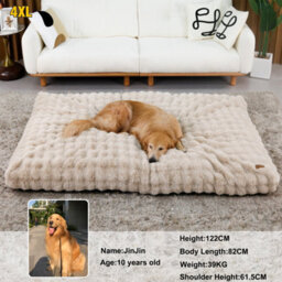 Bingopaw 200Cm Human Dog Bed Plush Dog Crate Bed Fluffy Cozy Kennel Pad For Sleeping & Ease Anxiety - thumbnail 9