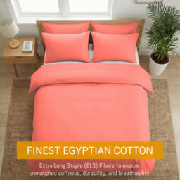 Pamposh 400 Thread Count Egyptian Cotton King Size Duvet Cover Set Premium Cotton Luxury Bedding Set With Zipper Closure - thumbnail 9