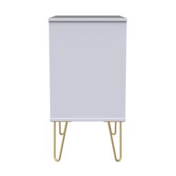 Pesaro Ready Assembled Matt White Oak Effect 3 Drawer Sideboard (H)740mm (W)575mm (D)395mm - thumbnail 7