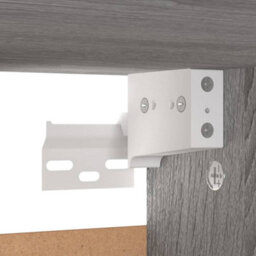 Berkfield Shoe Cabinet Grey Sonoma 60X35X70 Cm Engineered Wood - thumbnail 9