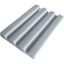 Fino Stone Diago Matt White Stone Soap Dish - thumbnail 3