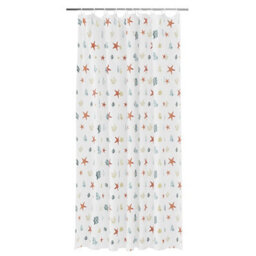 GoodHome Islay Multicolour Corals Shower Curtain (W)180Cm - thumbnail 1