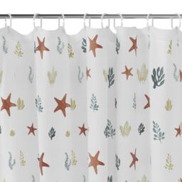 GoodHome Islay Multicolour Corals Shower Curtain (W)180Cm - thumbnail 2