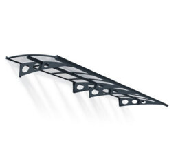 Canopia By Palram Herald 4460 Grey Door Canopy, (H)33Cm (W)447Cm (D)13.9Cm