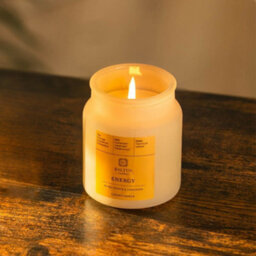 Scented Candle 152G Apothecary Jar Energy Blood Orange & Coriander Air Freshener - thumbnail 4