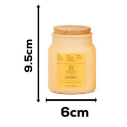 Scented Candle 152G Apothecary Jar Energy Blood Orange & Coriander Air Freshener - thumbnail 3