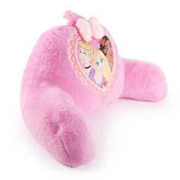 Disney Character Faux Fur Bed Rest, Princess Cushion Soft Plush Character Pillow With Carry Handle, Kids Bedroom & Lounge Support - thumbnail 3
