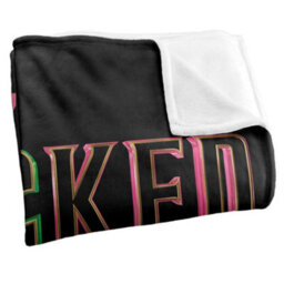 Wicked Movie Logo Blanket Pink/green (152Cm X 127Cm) - thumbnail 2