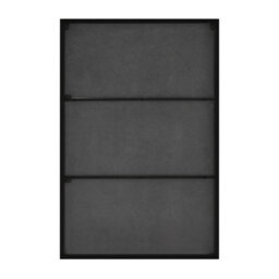 Furniturebox Emma Small 100X66Cm Black Framed Rectangular Vertical Living Room Hallway Wall Mirror - thumbnail 6