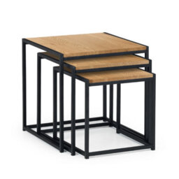 Oakham Camden Nest Of 3 Tables In Euro Oak