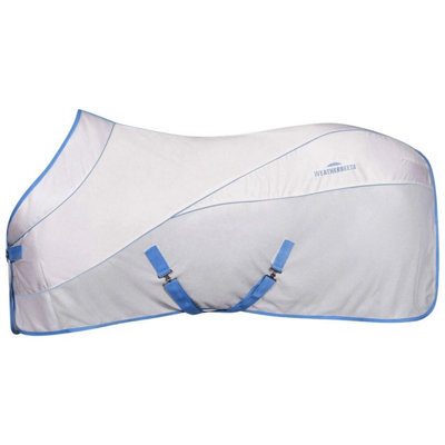 "Weatherbeeta Air-Tec Standard-Neck Horse Cooler Rug White/blue (5 6"")"