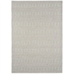 Silver Geometric Handmade Luxurious Modern Wool Easy To Clean Rug Dining Room Bedroom And Living Room-100Cm X 150Cm - thumbnail 5